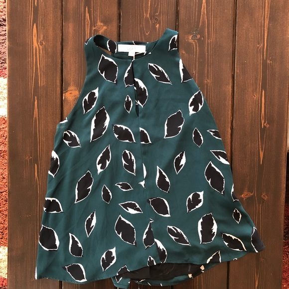 LOFT leaf print tank size XS - Picture 4 of 9